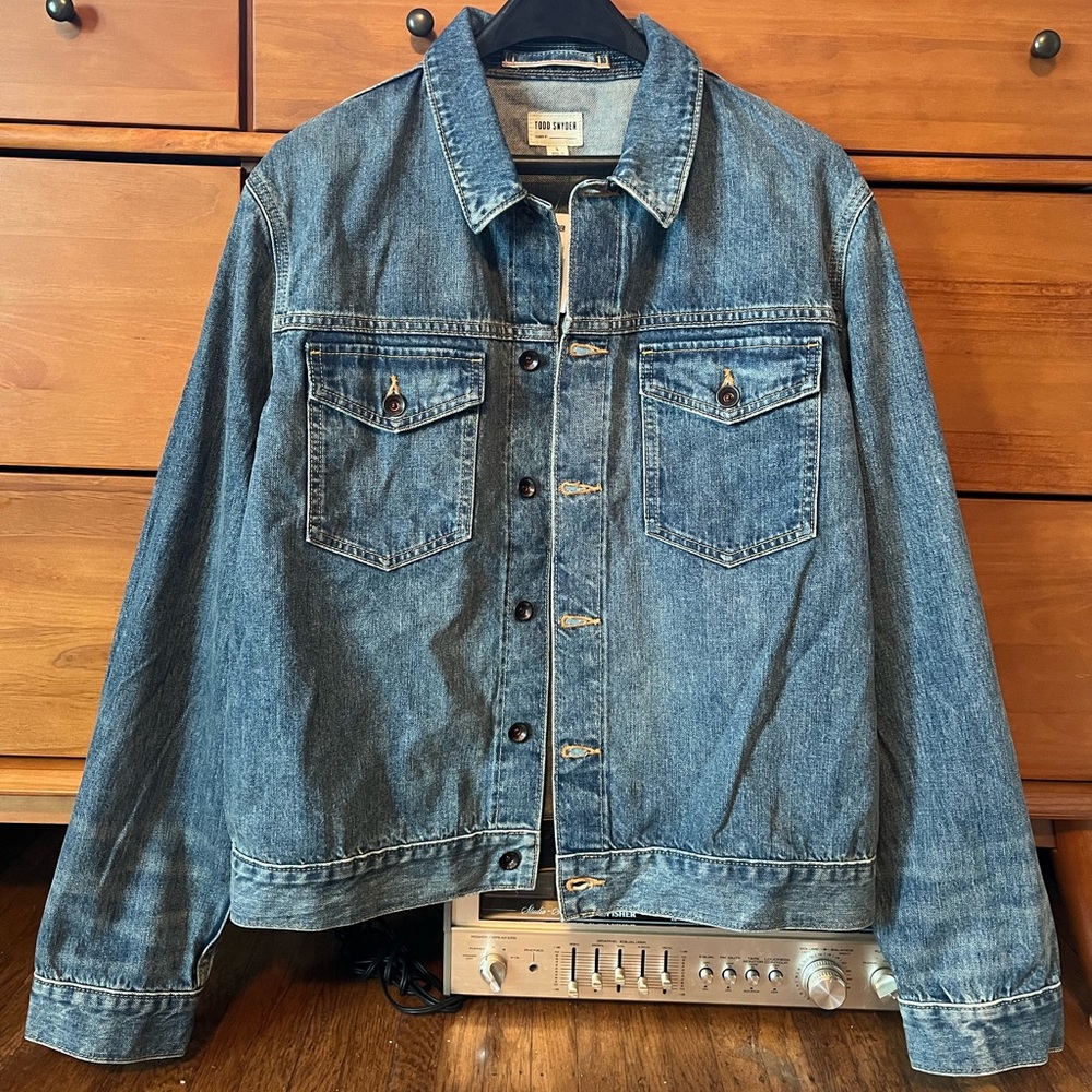 Todd Snyder New York Mens Large Denim Jacket